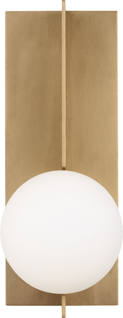 Orbel Wall Natural Brass Bulb Not Included