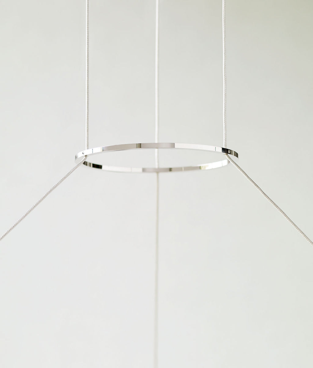 Orbet 42 Chandelier Polished Nickel LED 2700K 90 CRI 120-277V