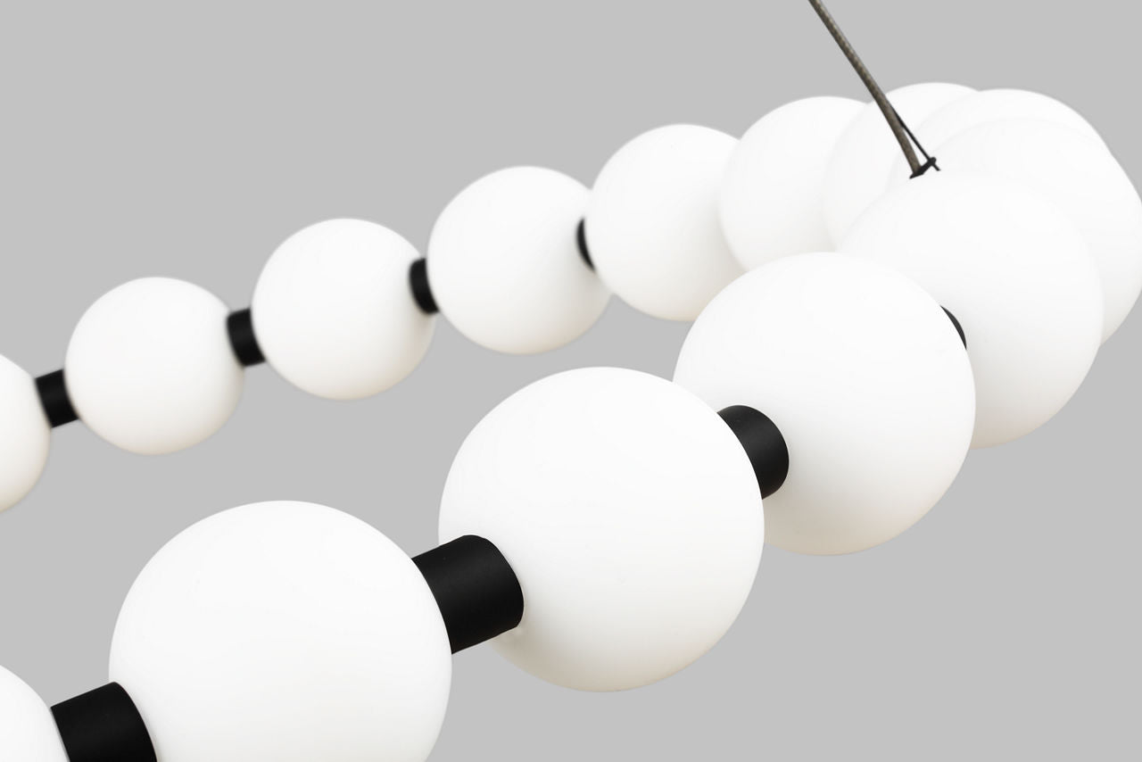 Orbet 30 Chandelier Nightshade Black 2700K 90 CRI integrated led 90 cri 2700k 120v-277v unv
