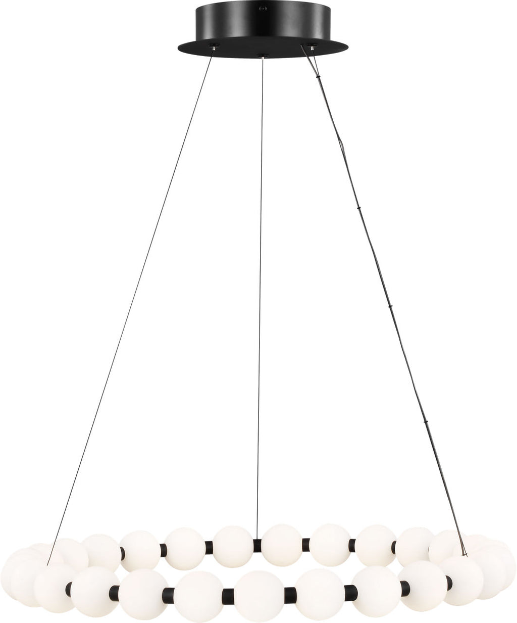 Orbet 30 Chandelier Nightshade Black 2700K 90 CRI integrated led 90 cri 2700k 120v-277v unv