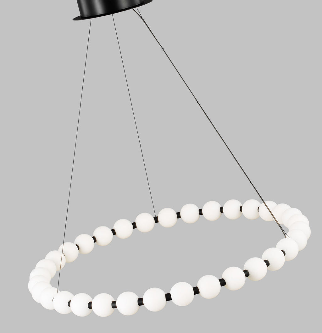 Orbet 36 Chandelier Nightshade Black 2700K 90 CRI integrated led 90 cri 2700k 120v-277v unv