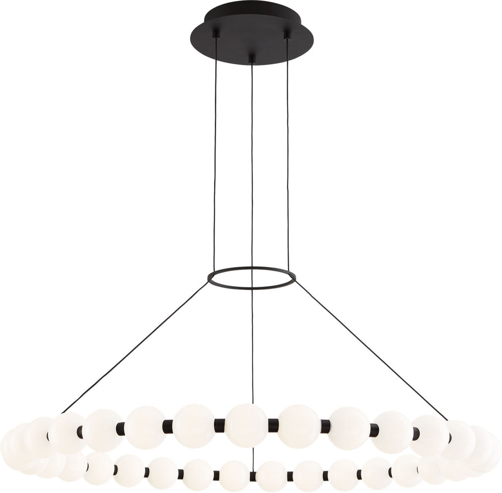 Orbet 36 Chandelier Nightshade Black 2700K 90 CRI integrated led 90 cri 2700k 120v-277v unv