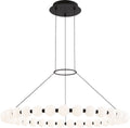 Orbet 36 Chandelier Nightshade Black 2700K 90 CRI integrated led 90 cri 2700k 120v-277v unv