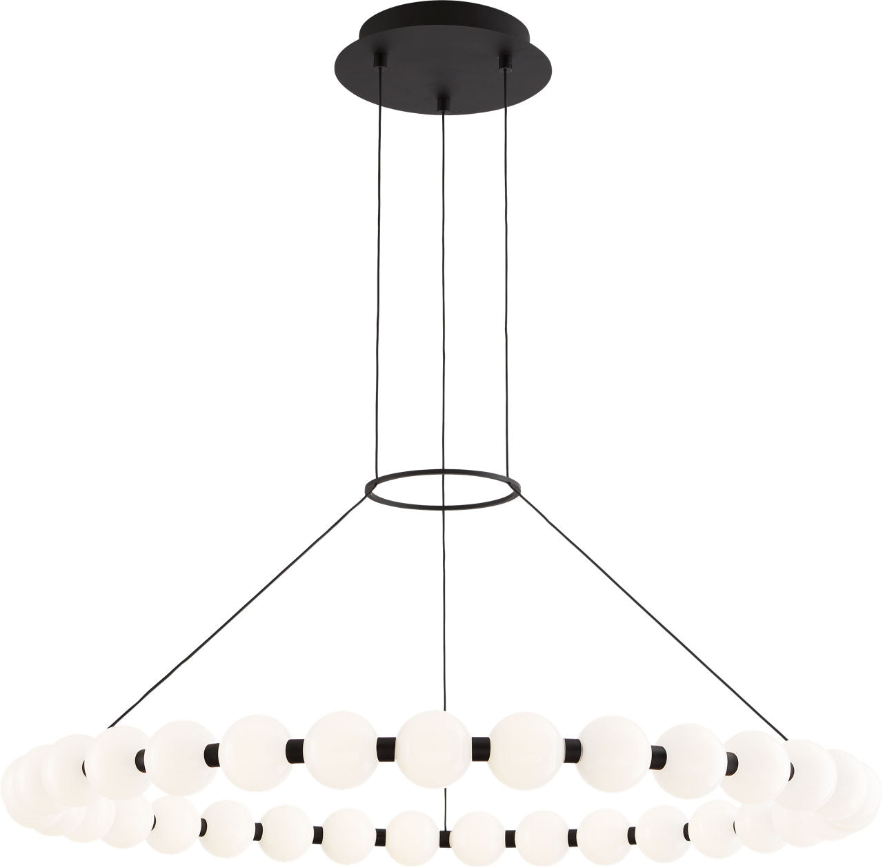 Orbet 36 Chandelier Nightshade Black 2700K 90 CRI integrated led 90 cri 2700k 120v-277v unv