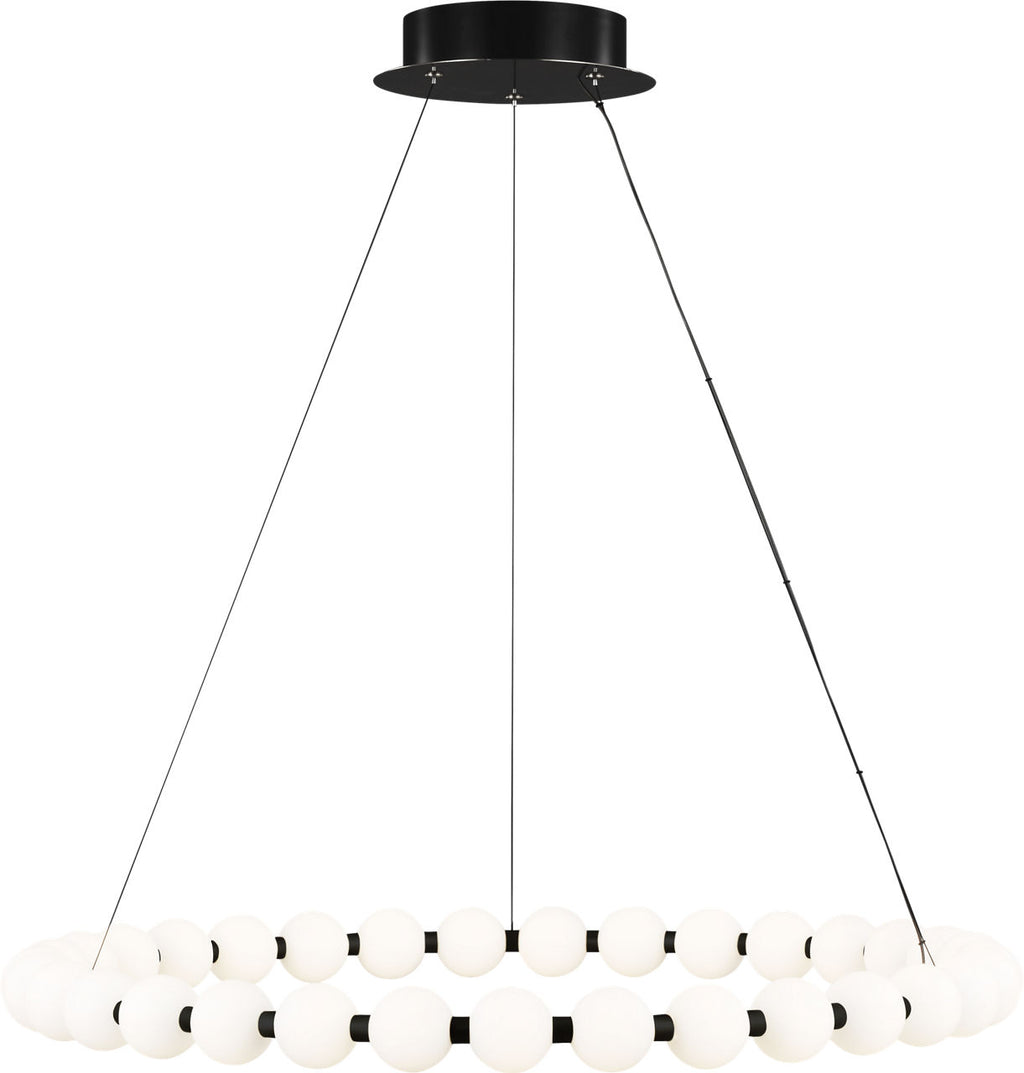 Orbet 36 Chandelier Nightshade Black 2700K 90 CRI integrated led 90 cri 2700k 120v-277v unv