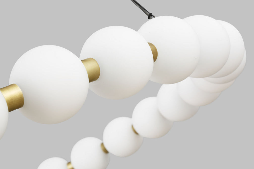 Orbet 36 Chandelier Natural Brass 2700K 90 CRI integrated led 90 cri 2700k 120v-277v unv