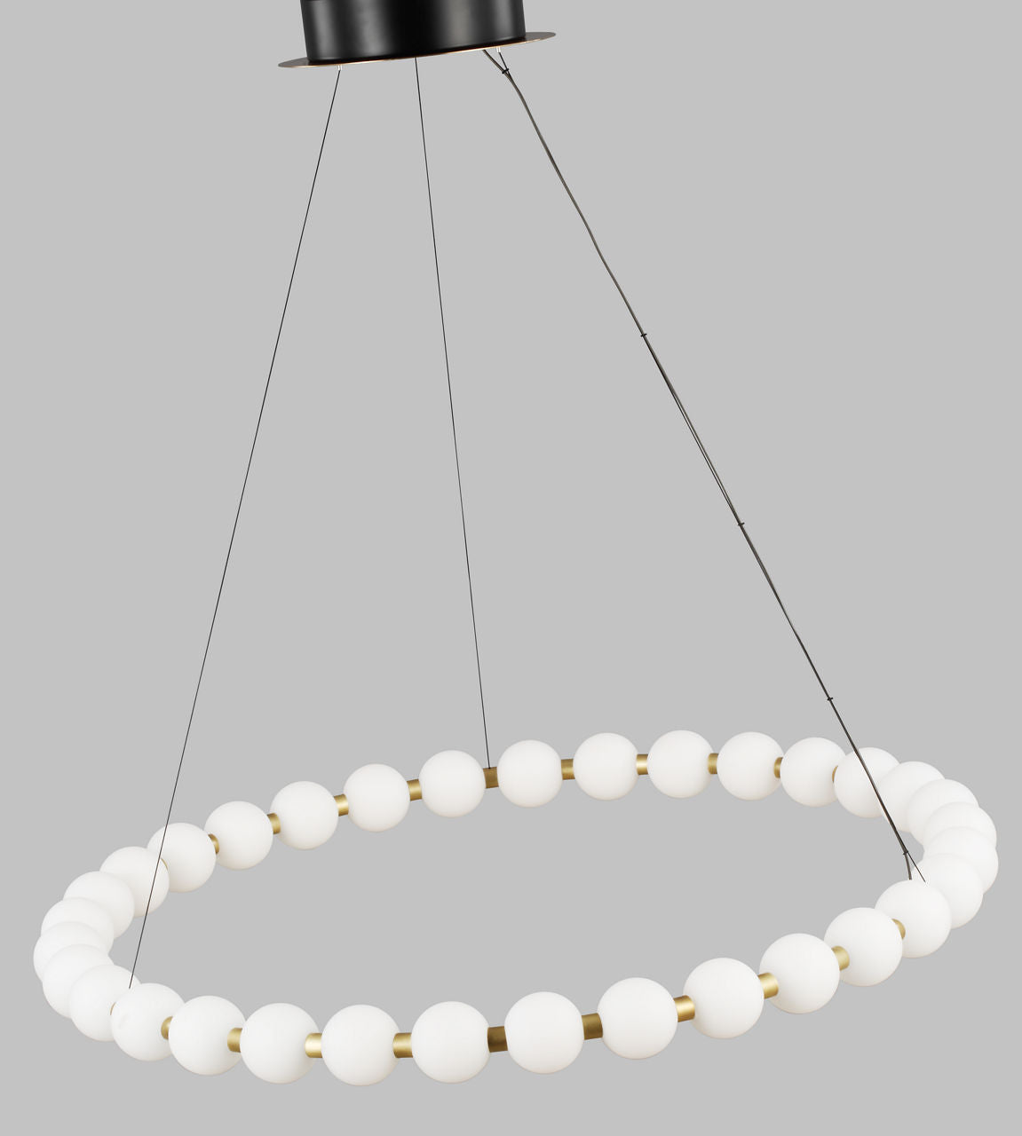 Orbet 36 Chandelier Natural Brass 2700K 90 CRI integrated led 90 cri 2700k 120v-277v unv