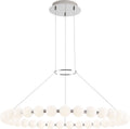 Orbet 36 Chandelier polished nickel 2700K 90 CRI integrated led 90 cri 2700k 120v-277v unv