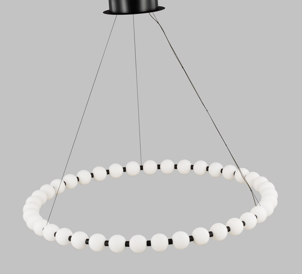Orbet 42 Chandelier Nightshade Black 2700K 90 CRI integrated led 90 cri 2700k 120v-277v unv