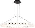 Orbet 42 Chandelier Nightshade Black 2700K 90 CRI integrated led 90 cri 2700k 120v-277v unv