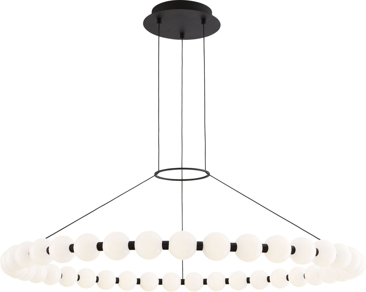 Orbet 42 Chandelier Nightshade Black 2700K 90 CRI integrated led 90 cri 2700k 120v-277v unv