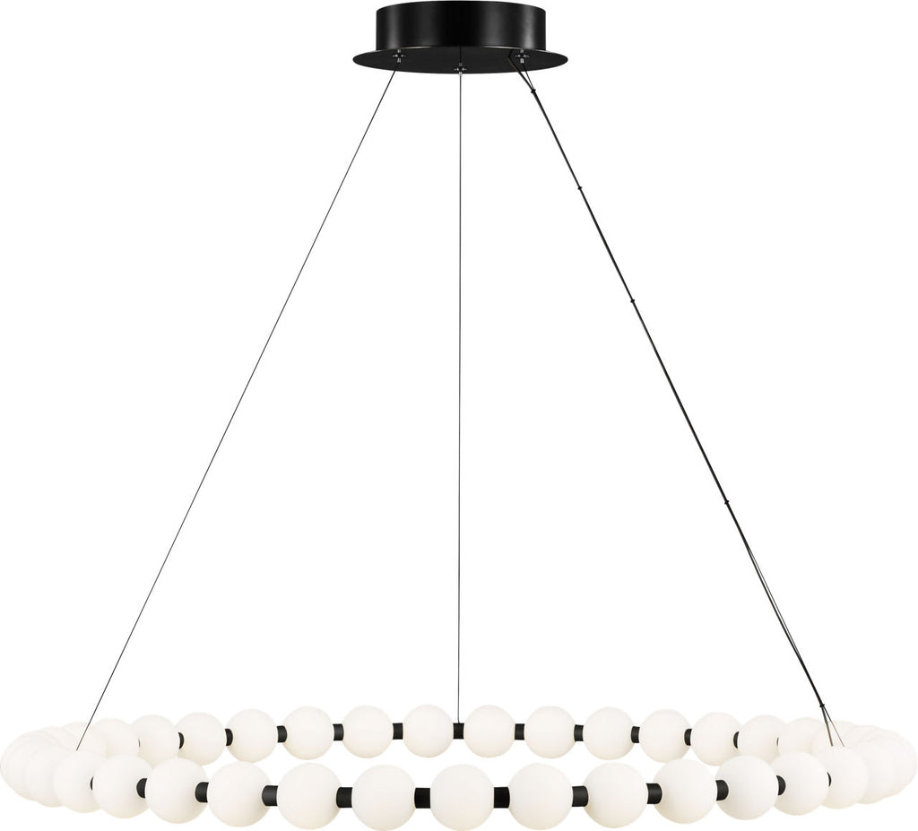Orbet 42 Chandelier Nightshade Black 2700K 90 CRI integrated led 90 cri 2700k 120v-277v unv