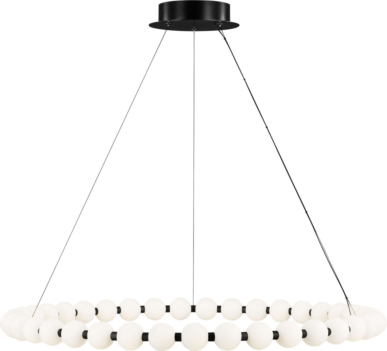 Orbet 42 Chandelier Nightshade Black 2700K 90 CRI integrated led 90 cri 2700k 120v-277v unv