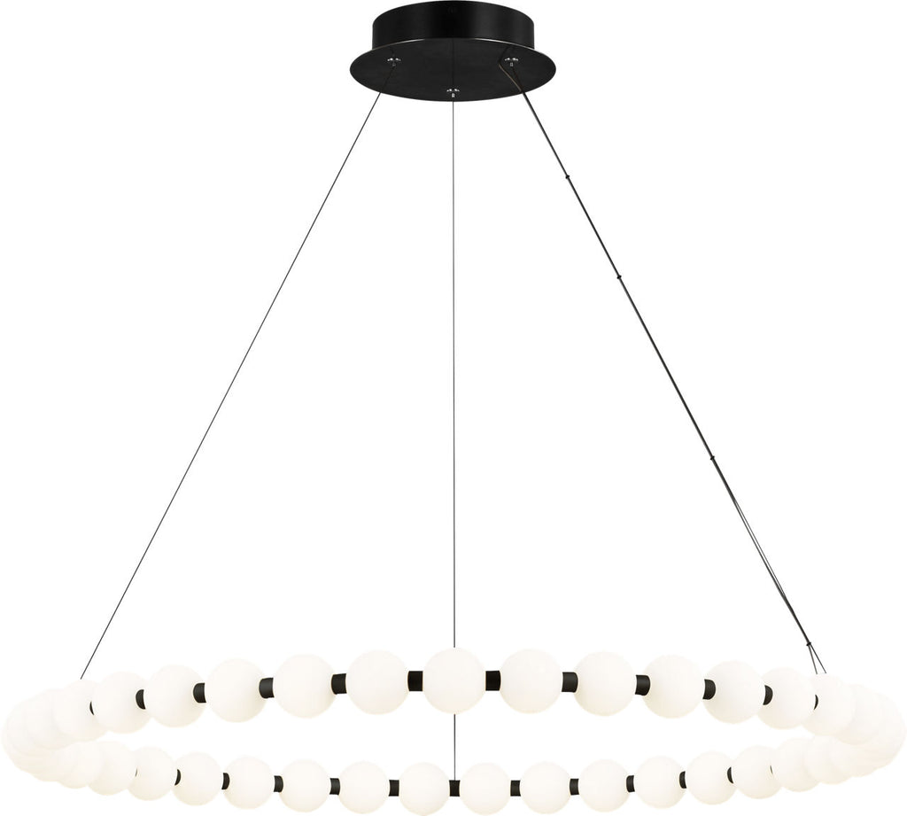 Orbet 42 Chandelier Nightshade Black 2700K 90 CRI integrated led 90 cri 2700k 120v-277v unv