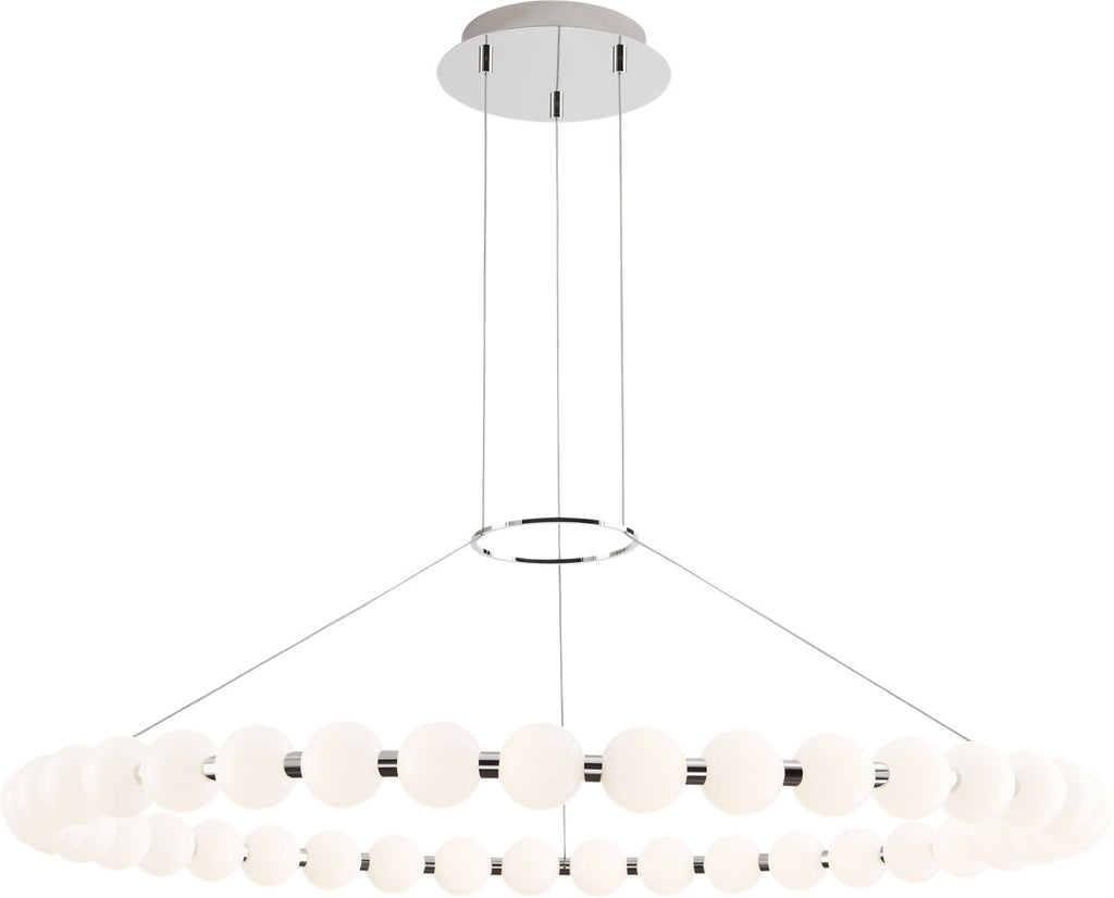 Orbet 42 Chandelier Polished Nickel LED 2700K 90 CRI 120-277V