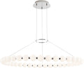 Orbet 42 Chandelier Polished Nickel LED 2700K 90 CRI 120-277V