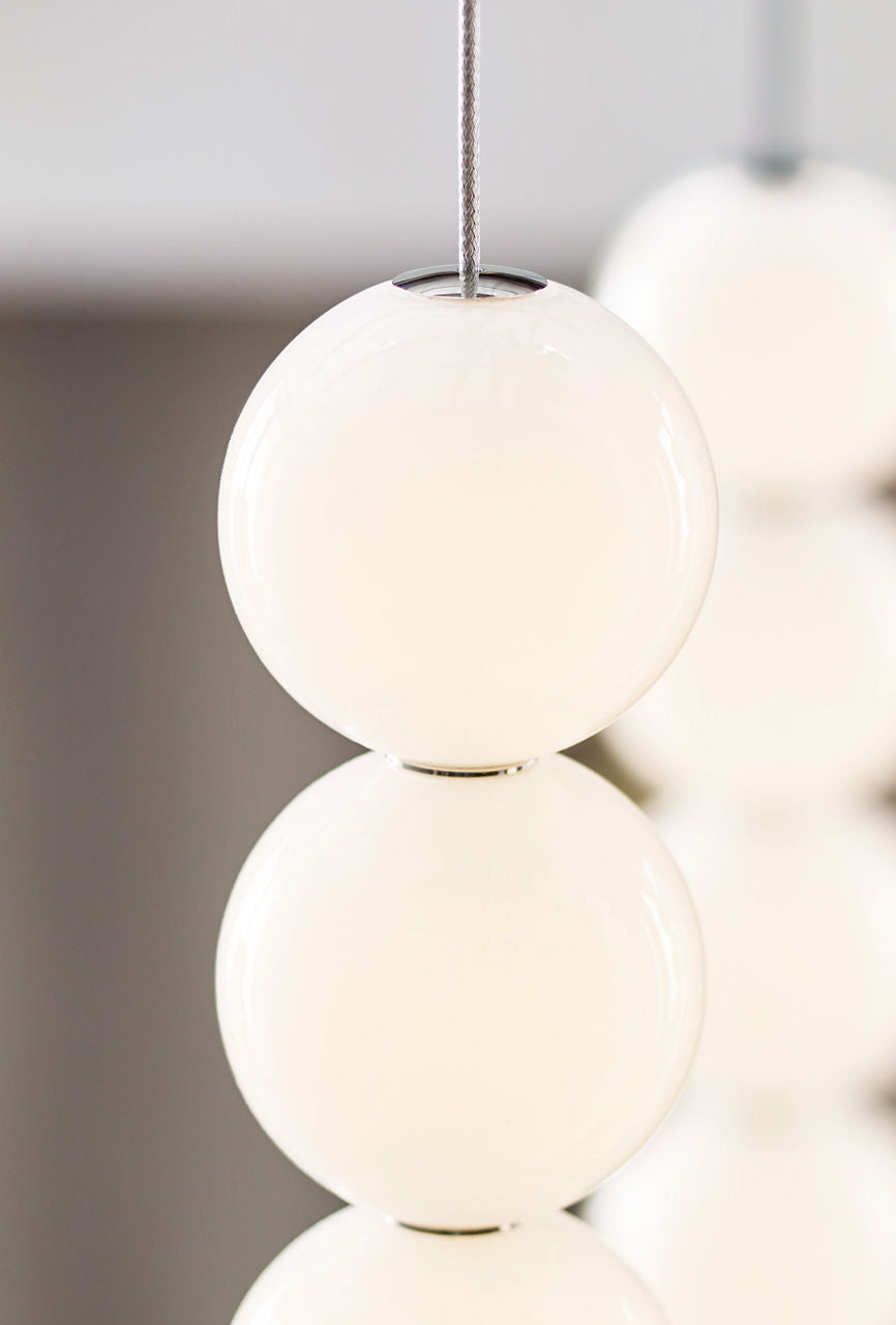Orbet 9-Light Pendant 9-Light polished nickel 2700K 90 CRI integrated led 90 cri 2700k 120v-277v unv