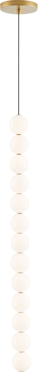 Orbet 13-Light Pendant 13-Light Natural Brass LED 2700K 90 CRI 120-277V