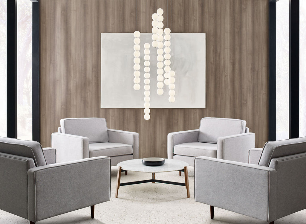 Orbet 5-Light Pendant 5-Light Natural Brass LED 2700K 90 CRI 120-277V