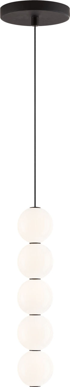 Orbet 5-Light Pendant 5-Light Nightshade Black 2700K 90 CRI integrated led 90 cri 2700k 120v-277v unv