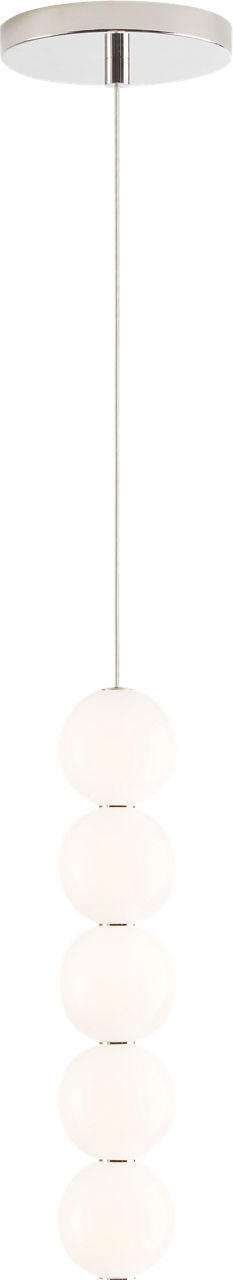 Orbet 5-Light Pendant 5-Light polished nickel 2700K 90 CRI integrated led 90 cri 2700k 120v-277v unv