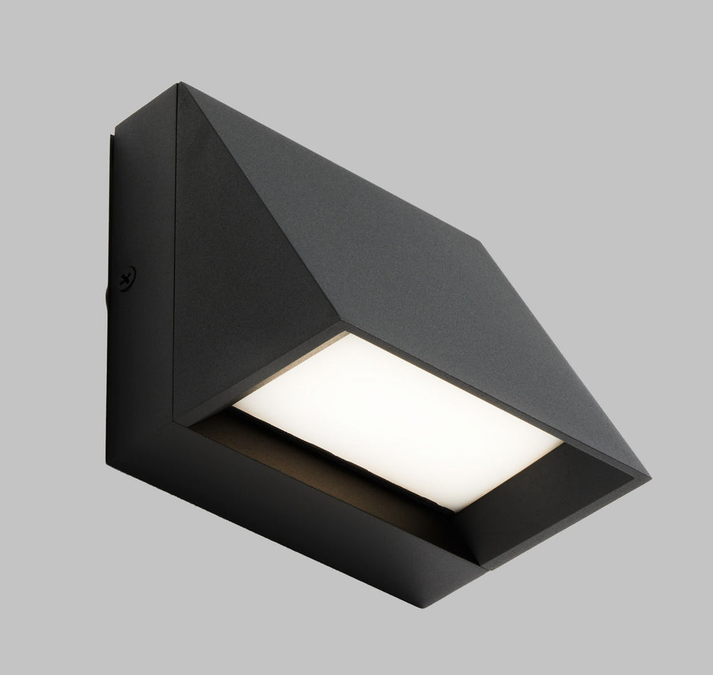 Pitch Single Outdoor Wall Single Charcoal LED 3000K 90 CRI90 cri 3000k 277v