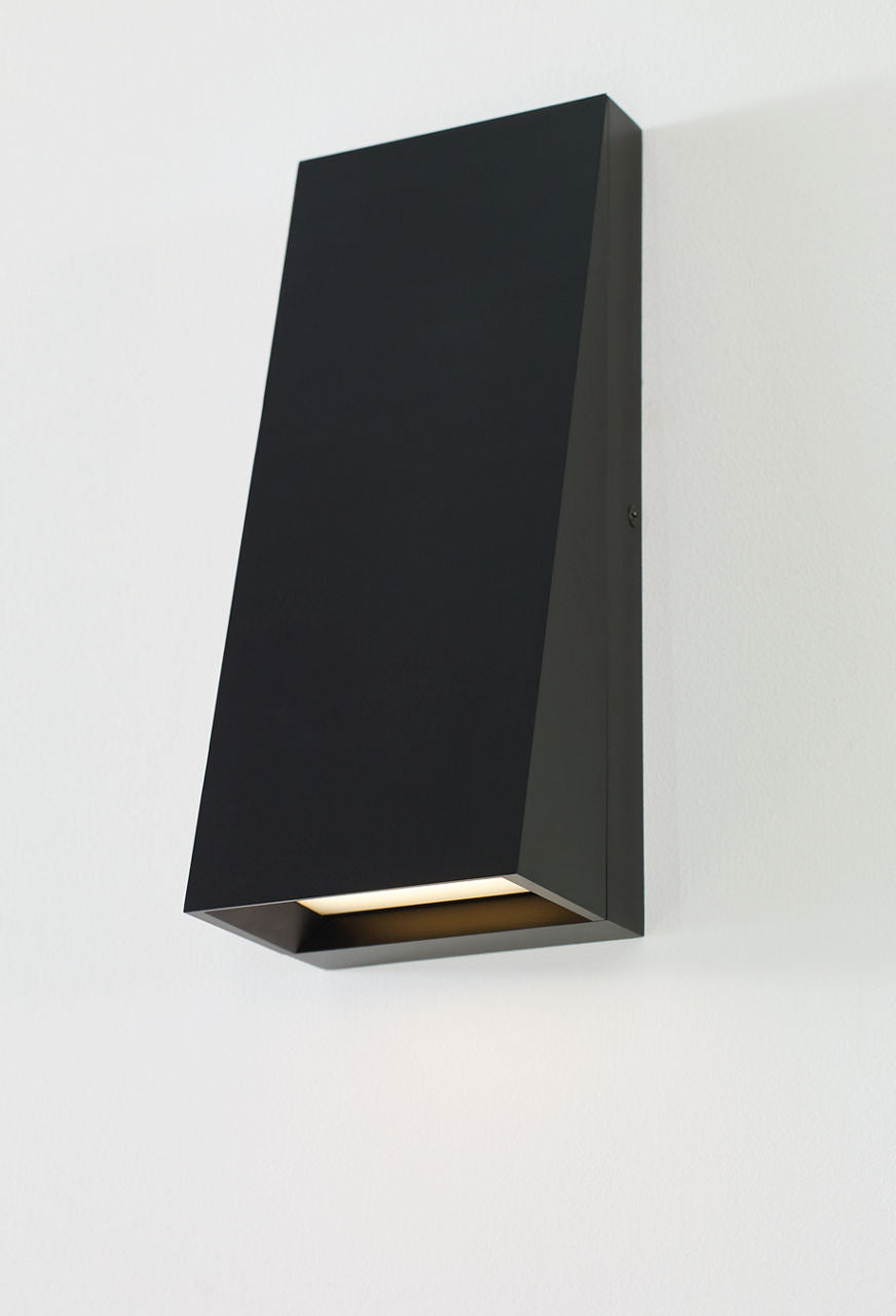 Pitch 12 Outdoor Wall Black 3000K 90 CRI integrated led 90 cri 3000k 120v