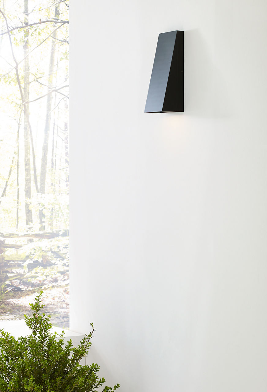 Pitch 12 Outdoor Wall Black 3000K 90 CRI integrated led 90 cri 3000k 120v