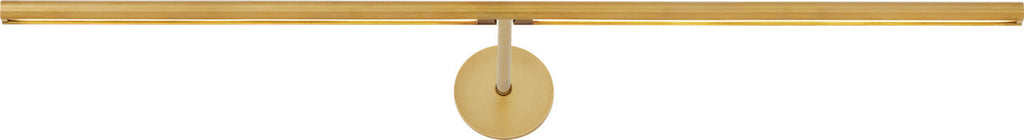 Plural Dome 24 Picture Light Natural Brass 3000K 95 CRI integrated led 95 cri 3000k 120v-277v unv