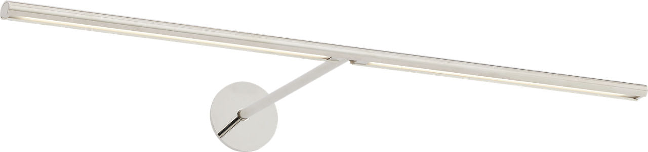 Plural Dome 24 Picture Light polished nickel 3000K 95 CRI integrated led 95 cri 3000k 120v-277v unv
