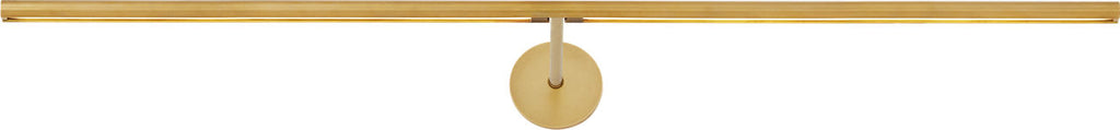 Plural Dome 30 Picture Light Natural Brass 3000K 95 CRI integrated led 95 cri 3000k 120v-277v unv