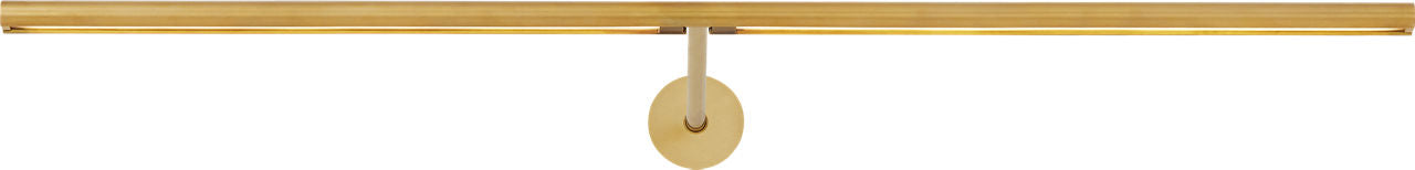 Plural Dome 24 Picture Light Natural Brass 3000K 95 CRI integrated led 95 cri 3000k 120v-277v unv