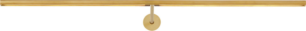 Plural Dome 30 Picture Light Natural Brass 3000K 95 CRI integrated led 95 cri 3000k 120v-277v unv