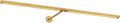 Plural Dome 30 Picture Light Natural Brass 3000K 95 CRI integrated led 95 cri 3000k 120v-277v unv