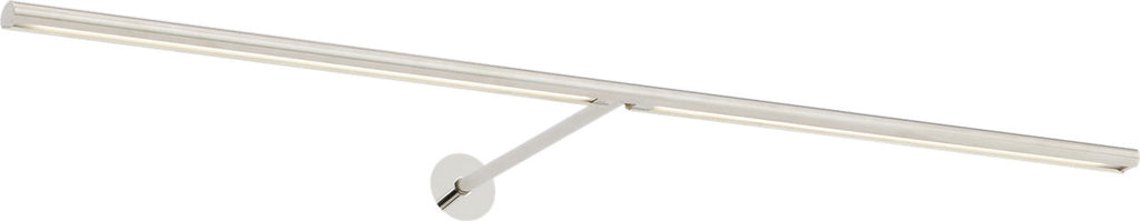 Plural Dome 30 Picture Light polished nickel 3000K 95 CRI integrated led 95 cri 3000k 120v-277v unv