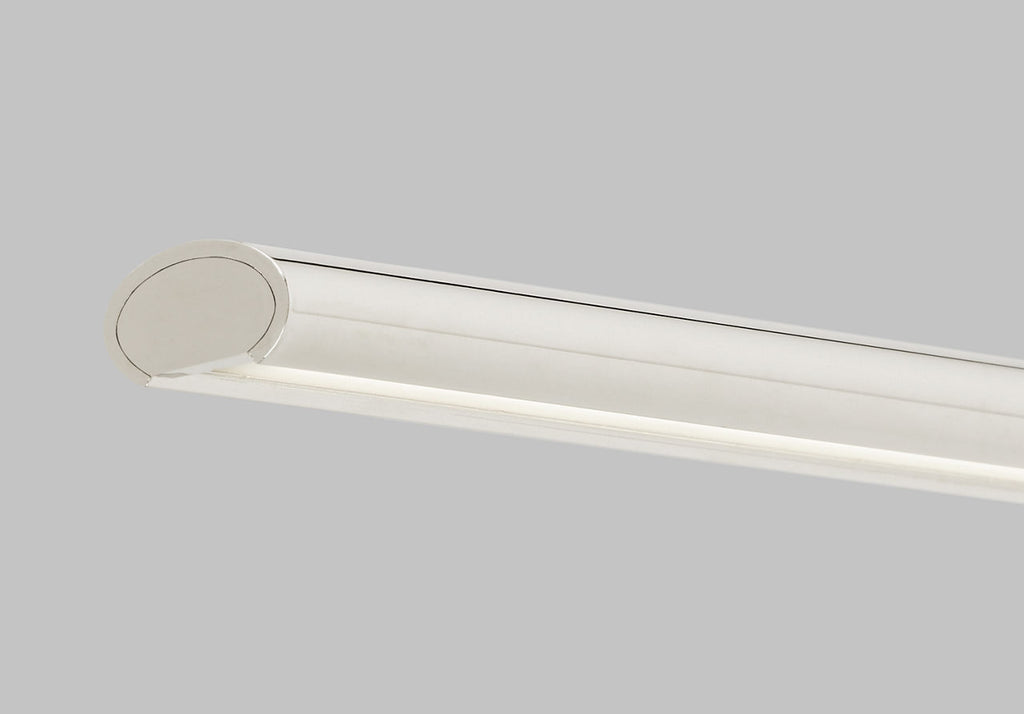 Plural Dome 18 Picture Light polished nickel 2700K 95 CRI integrated led 95 cri 2700k 120v-277v unv