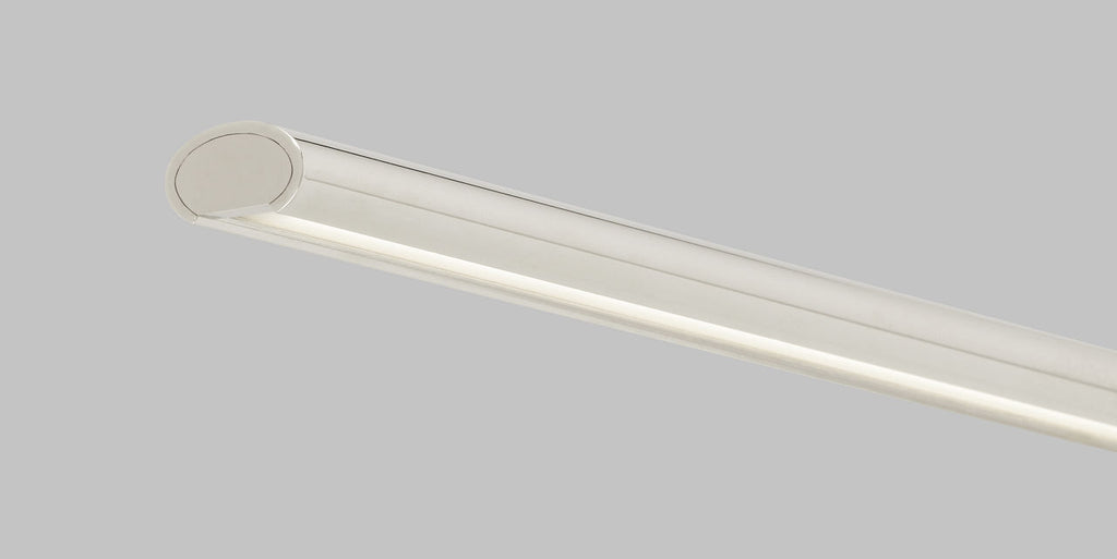 Plural Dome 12 Picture Light polished nickel 2700K 95 CRI integrated led 95 cri 2700k 120v-277v unv