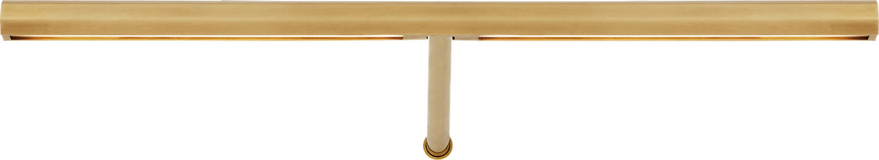 Plural Faceted 12 Picture Light Natural Brass 2700K 95 CRI integrated led 95 cri 2700k 120v-277v unv