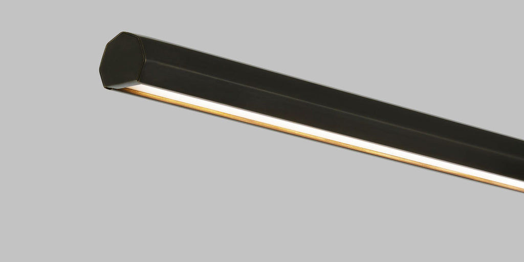 Plural Dome 24 Picture Light Dark Bronze LED 95 CRI 2700K 120-277V