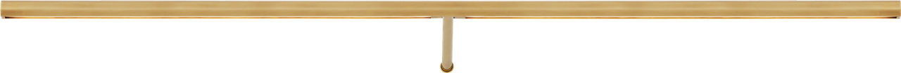Plural Faceted 30 Picture Light Natural Brass 2700K 95 CRI integrated led 95 cri 2700k 120v-277v unv