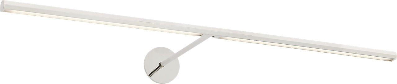 Plural Faceted 30 Picture Light polished nickel 3000K 95 CRI integrated led 95 cri 3000k 120v-277v unv