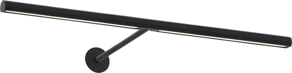 Plural Faceted 18 Picture Light Nightshade Black 3000K 95 CRI integrated led 95 cri 3000k 120v-277v unv