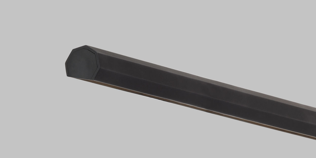 Plural Faceted 24 Picture Light Nightshade Black 2700K 95 CRI integrated led 95 cri 2700k 120v-277v unv