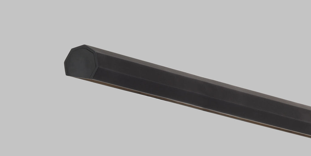 Plural Faceted 30 Picture Light Nightshade Black 2700K 95 CRI integrated led 95 cri 2700k 120v-277v unv