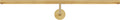 Plural Faceted 18 Picture Light Natural Brass LED 95 CRI 2700K 120-277V