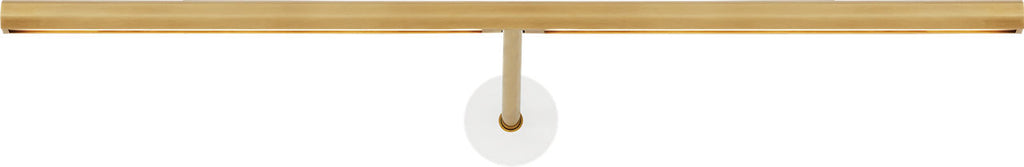 Plural Faceted 18 Picture Light Natural Brass LED 95 CRI 2700K 120-277V