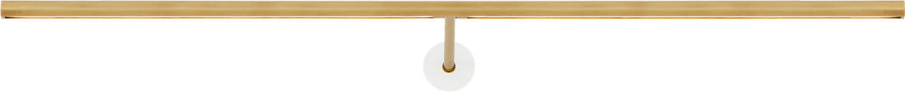 Plural Faceted 30 Picture Light Natural Brass 2700K 95 CRI integrated led 95 cri 2700k 120v-277v unv