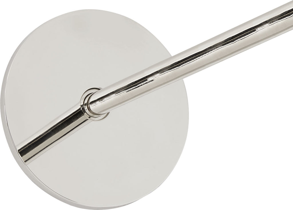 Plural Dome 18 Picture Light polished nickel 2700K 95 CRI integrated led 95 cri 2700k 120v-277v unv