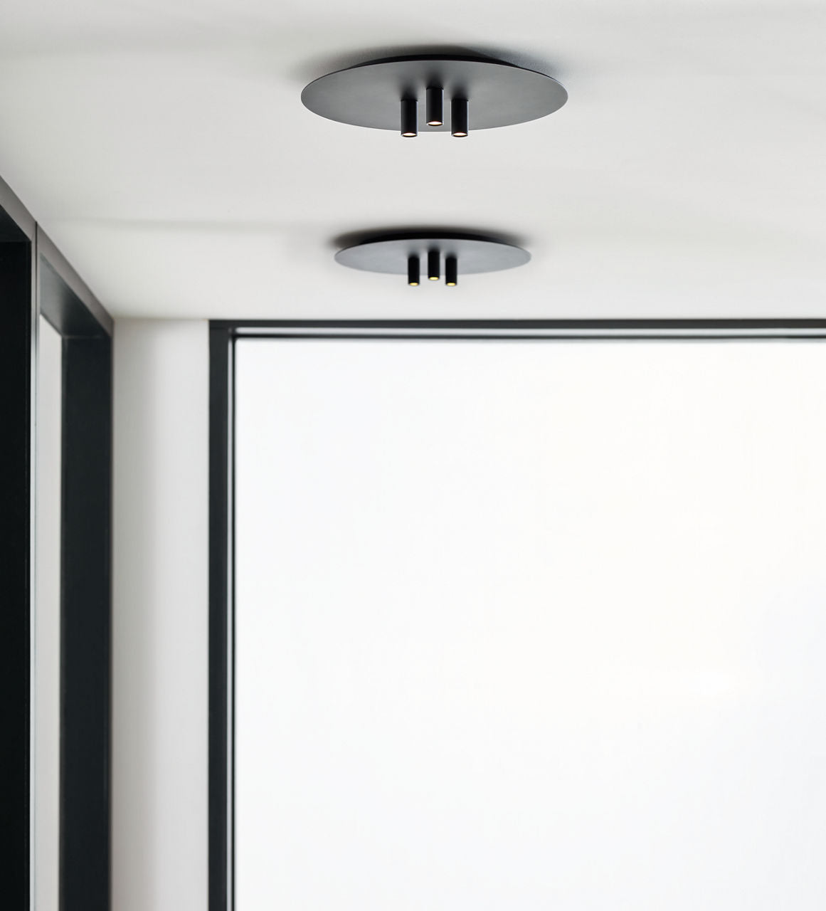 Ponte 16 Flush Mount 16 Nightshade Black LED 90 CRI 3000K 120V
