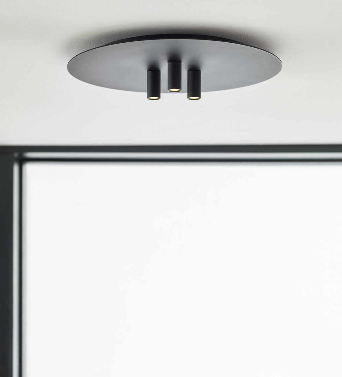 Ponte 16 Flush Mount 16 Nightshade Black LED 90 CRI 3000K 120V